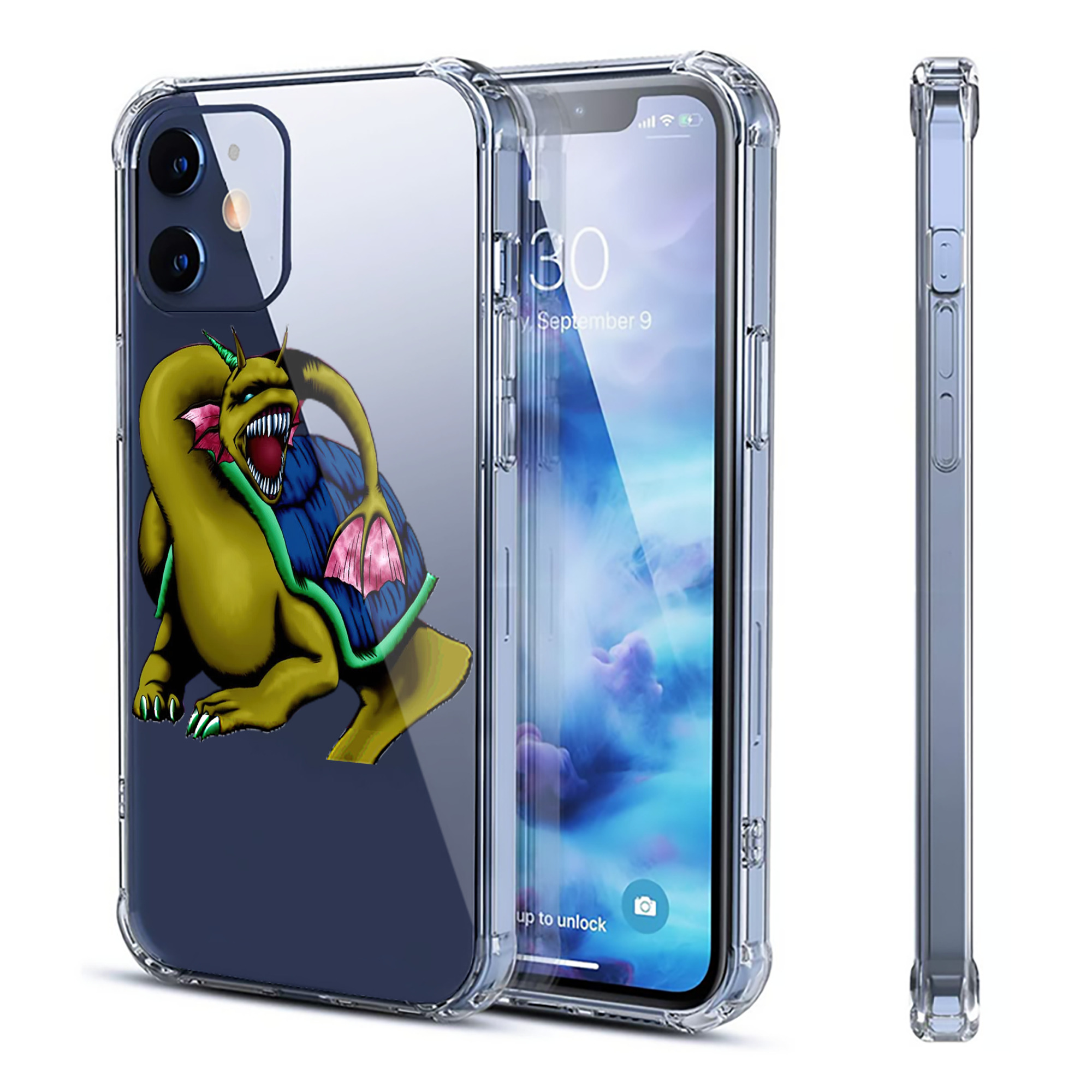 （画像用） 遊☆戯☆王 Yu-Gi-Oh! 【iPhone 12シリーズ対応】透明スマホケース（クリアソフトケース）